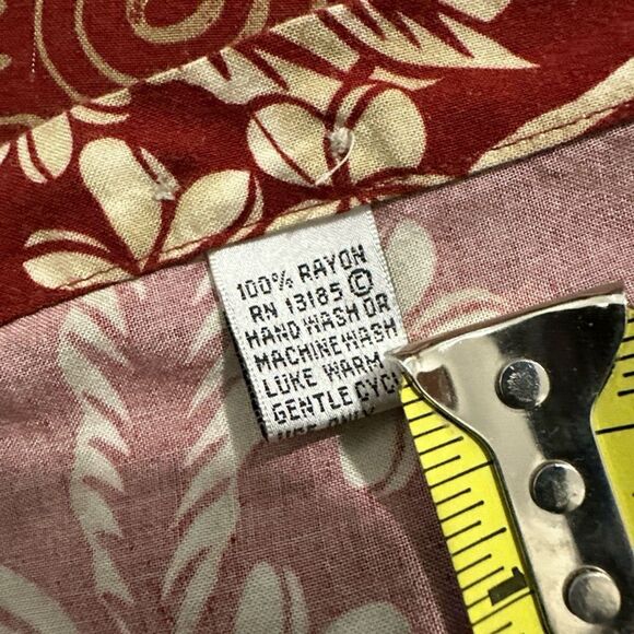 Vintage Pierre Cardin Hawaian shirt button down men’s Large made in Korea - Picture 10 of 13